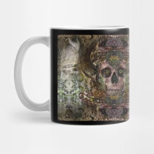 fractal skull Mug